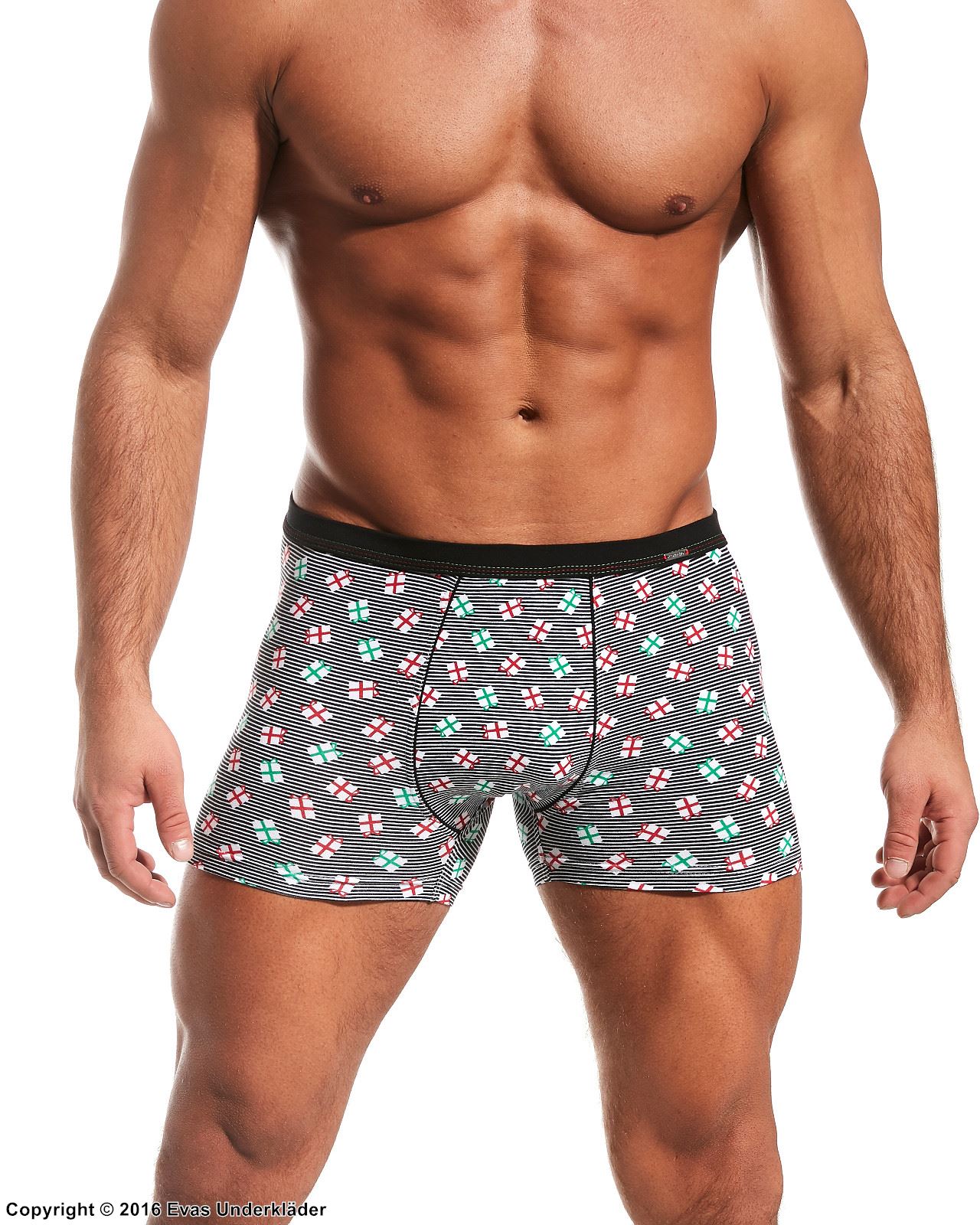 Boxershorts, gaveesker, horisontale striper